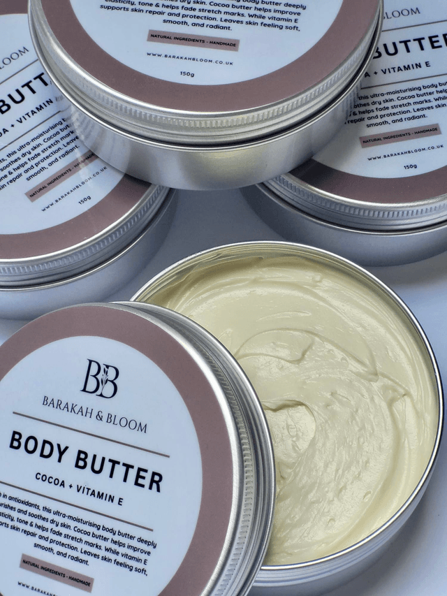 Organic Cocoa Butter, Bees Wax & Vitamin E 